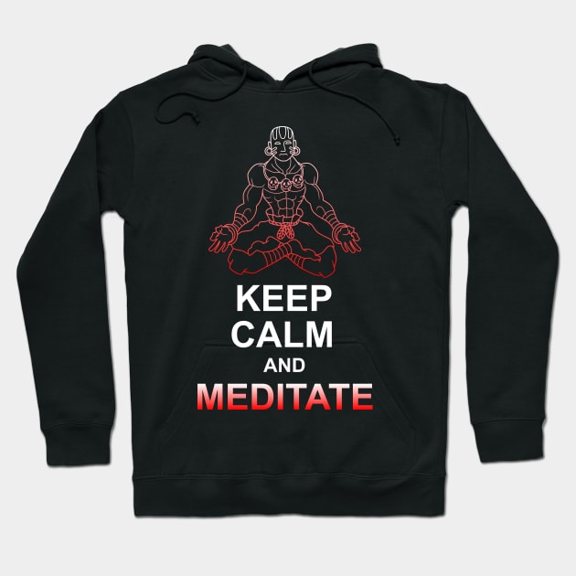 Keep Calm and Meditate Hoodie by ChelsieJ22